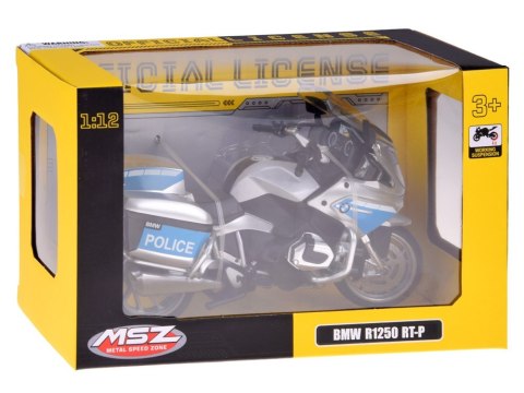 Model motocykla policyjnego BMW R1250 RT-P 1:12 Motocykl Policja ZA5951