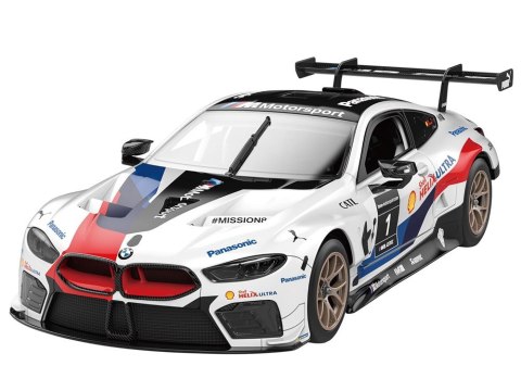 Rastar BMW M8 GTE model 1:18 do złożenia - auto zdalnie sterowane RC0708