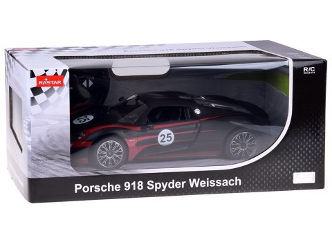 Rastar auto zdalnie sterowane Porsche 918 Spyder 1:14 pilot ośw RC0711