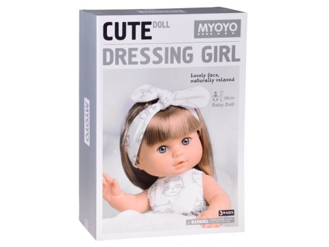 Urocza Lalka Jaśminka z długimi włosami 38cm w eleganckim ubranku ZA5876