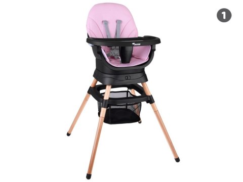 Wielofunkcyjny fotel obracane krzesełko do karmienia 6w1 dla dzieci ZA5659