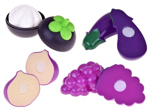 Zestaw do krojenia warzyw i owoców na rzepy + nauka kolorów - 34 ele ZA5904