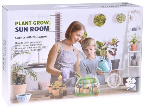 Zestaw Małego Ogrodnika BIO Szklarnia Nasiona Doniczki Uprawa Roślin ZA5776