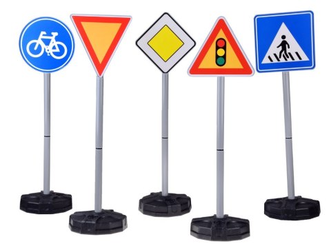 Zestaw edukacyjny - Znaki drogowe do zabawy dla dzieci ZA5607