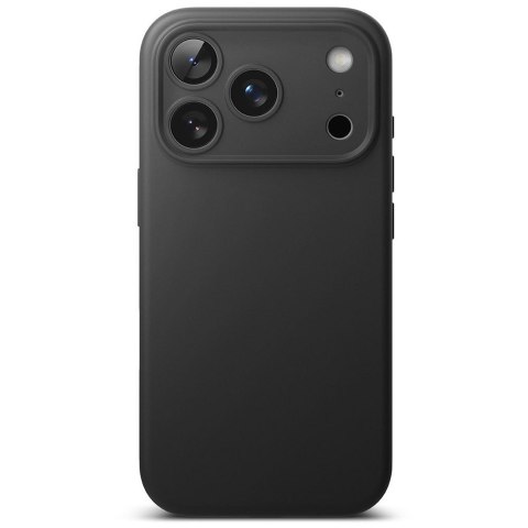 Etui plecki na iPhone 17 Pro Max Silicone Magnetic MagSafe - czarne