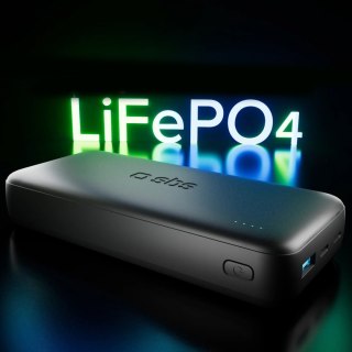 Powerbank 20000mAh 10W USB-A USB-C Infinity LiFePo4 - czarny