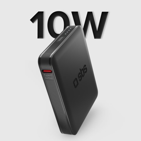 Powerbank 5000 mAh USB-C NanoTube - czarny