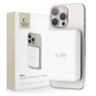 Powerbank magnetyczny 10000mAh LifeMag PB11 MagSafe 15W USB-C z kablem USB-C