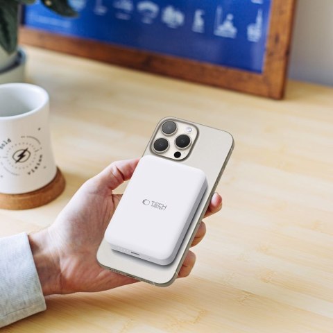 Powerbank magnetyczny 10000mAh LifeMag PB11 MagSafe 15W USB-C z kablem USB-C