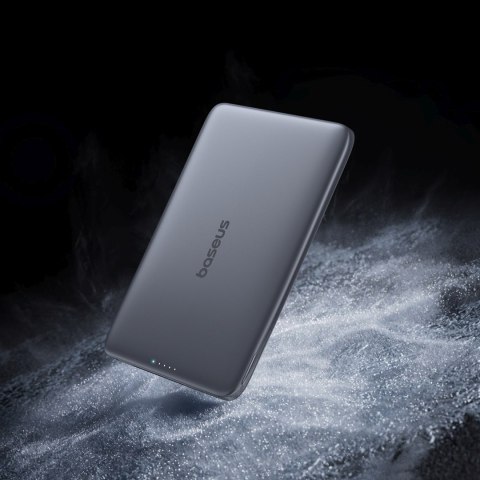 Powerbank magnetyczny Ultra-Slim 5000mAh 20W PicoGo AM41 MagSafe z kablem USB-C 30cm - czarny