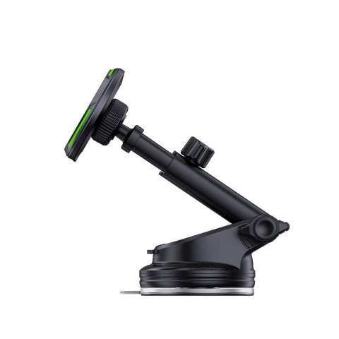 Uchwyt samochodowy na telefon z ładowarką indukcyjną MagSafe 15W QI2 - czarny