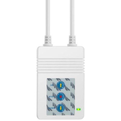 Ekran projekcyjny elekryczny ścienny sufitowy matowy biały 133'' 302x201 cm 16:9