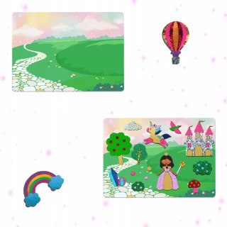 Skillmatics Foil Fun Zestaw Kreatywny Jednorożce i Księżniczki Trefl 62602