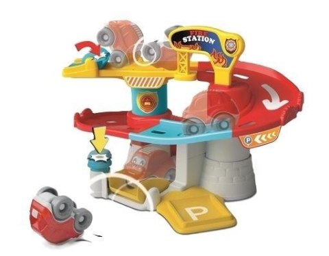 Straż pożarna i przewrotne samochodziki