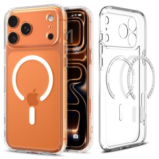 Etui case na iPhone 17 Pro Max MagSafe Ultra Hybrid - przezroczysto-białe