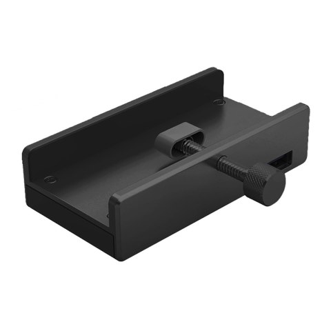 Hub rozdzielacz MH4PU na zacisk do biurka monitora 4x USB-A - czarny
