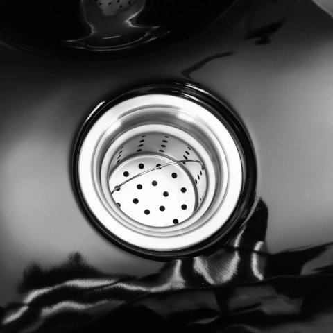 Myjka fryzjerska uchylna wolnostojąca 35 - 40 stopni - czarna