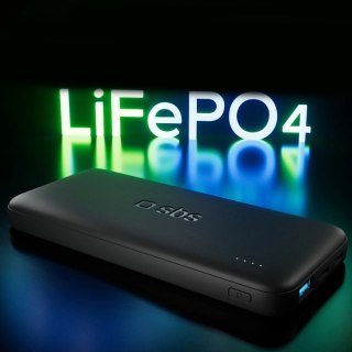 Powerbank 10000mAh 10W USB-A USB-C Infinity LiFePo4 - czarny