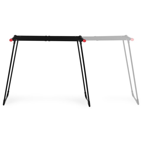 Suszarka na pranie stojąca rozsuwana teleskopowa 19 metrów składana czarna